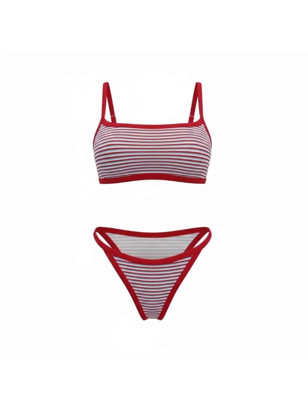 Wild Fable XL 16 Red White Blue 2 -pc Bikini Swimsuit